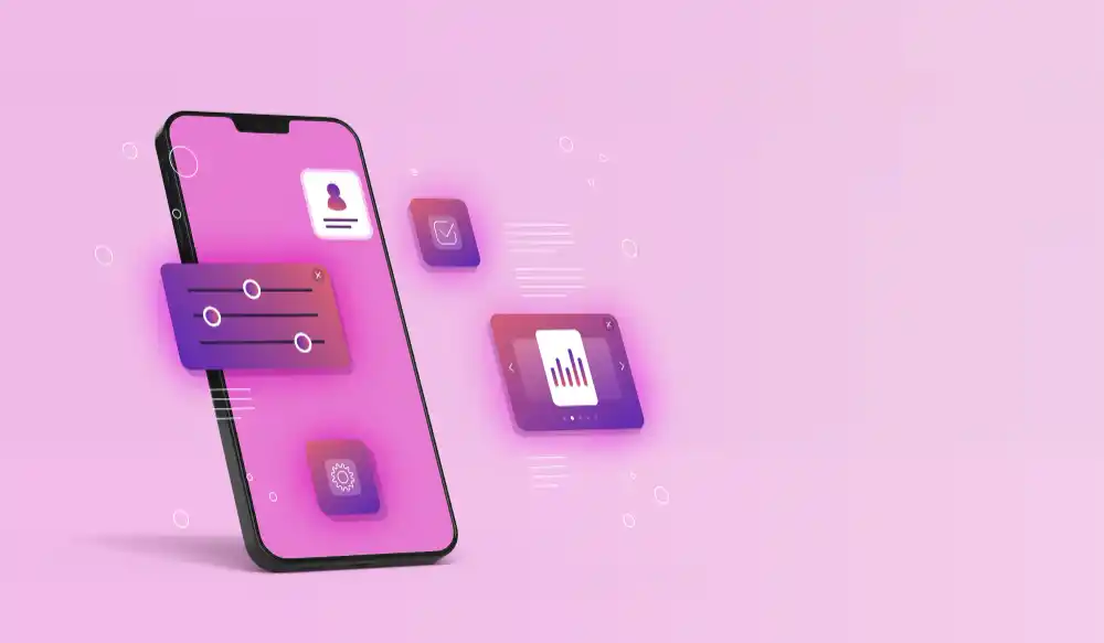 Mobile app consulting and product strategy with UI components and performance optimization
