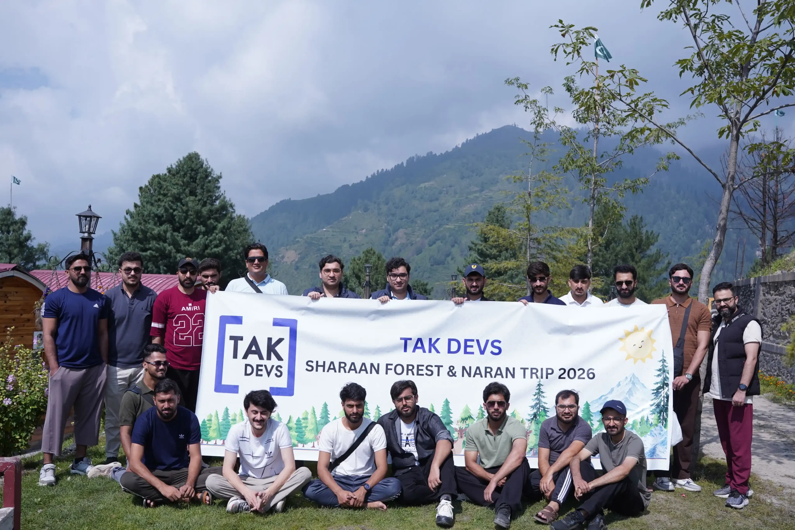 TAK Devs team at a company event