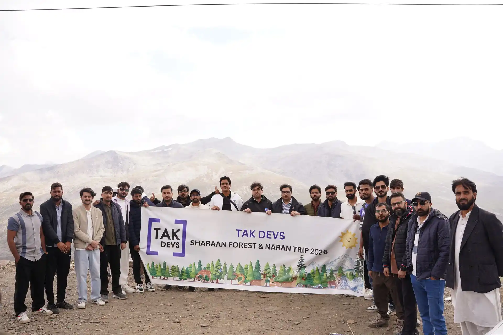 TAK Devs team at a company event