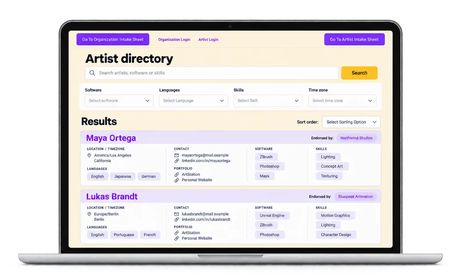 Legio Builds a Platform Connecting Artists and Organizations